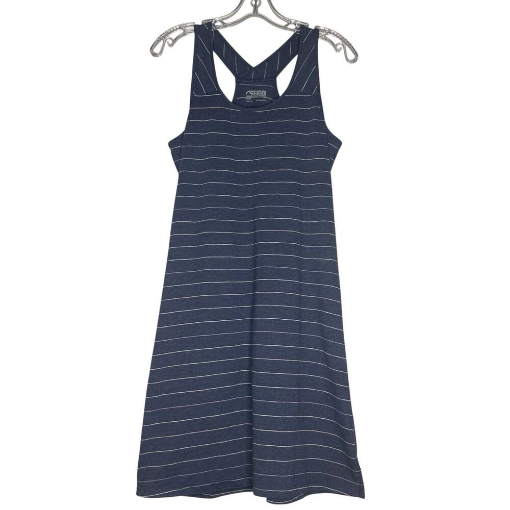 Mountain Khakis Contour Tank Top Dress Racerback Blue Outdoor Sporty Size Small